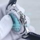 Swiss Copy Patek Philippe Nautilus 5711 Tiffany Blue Dial Diamond Bezel Black Leather Watch (9)_th.jpg